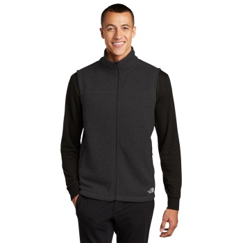 Sweater Fleece Vest nf0a47fatnfblkhthrmodelfront